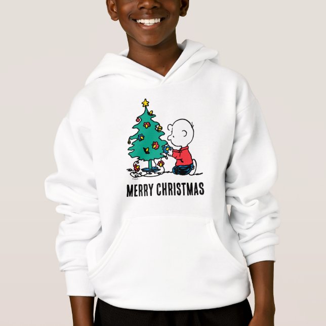 Peanuts | Charlie Brown Christmas Lights Hoodie (Front)