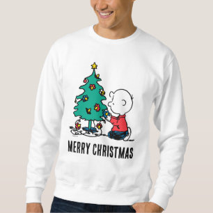 Peanuts   Charlie Brown Christmas Lights Sweatshirt