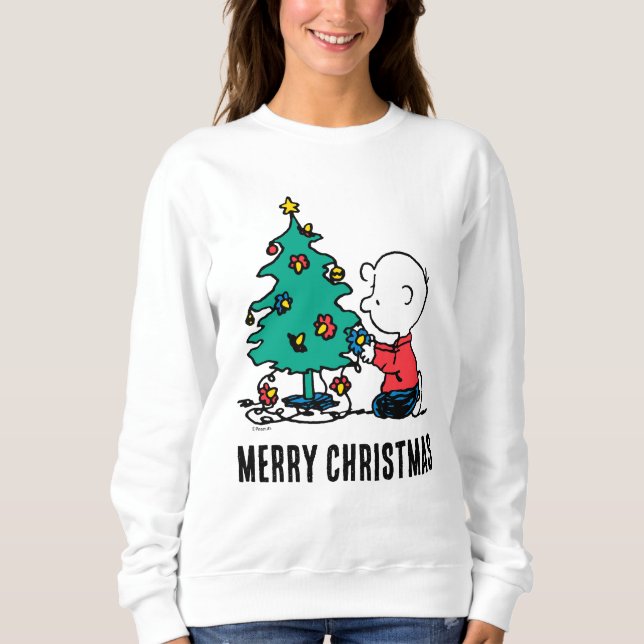Peanuts | Charlie Brown Christmas Lights Sweatshirt (Front)