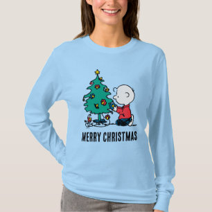 Peanuts   Charlie Brown Christmas Lights T-Shirt