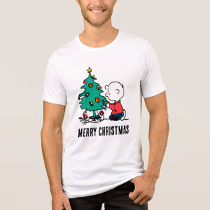 Peanuts Charlie Brown Christmas Lights Tri-Blend Shirt