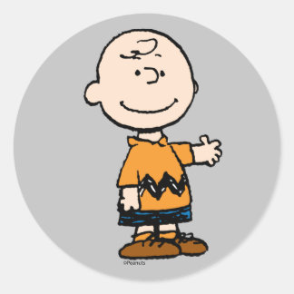 Peanuts | Charlie Brown Classic Round Sticker