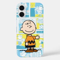 Peanuts | Charlie Brown Comic Pattern iPhone 16 Case