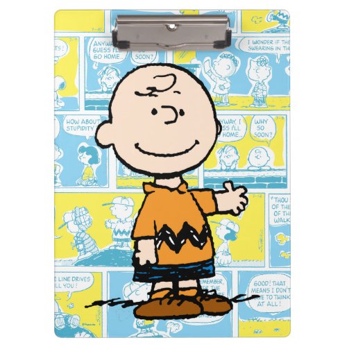 Peanuts  Charlie Brown Comic Pattern Clipboard