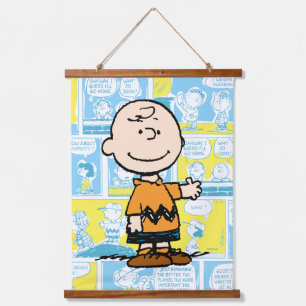 Peanuts   Charlie Brown Comic Pattern Hanging Tapestry