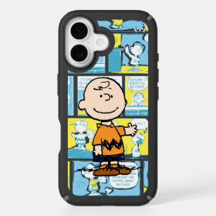 Peanuts   Charlie Brown Comic Pattern iPhone 16 Case