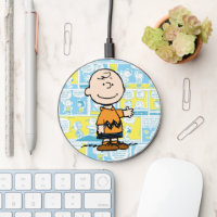 Peanuts | Charlie Brown Comic Pattern Wireless Charger