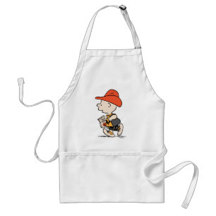 Peanuts Charlie Brown Cowboy Halloween Adult Apron