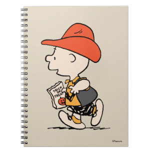 Peanuts Charlie Brown Cowboy Halloween Notebook