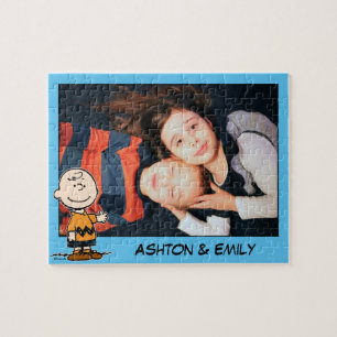 Peanuts   Charlie Brown Custom Photo Jigsaw Puzzle