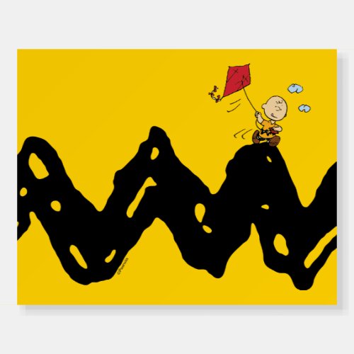 Peanuts  Charlie Brown Flying Kite Foam Board