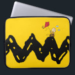 Peanuts | Charlie Brown Flying Kite Laptop Sleeve<br><div class="desc">Check out this fun Peanuts design featuring Charlie Brown.</div>