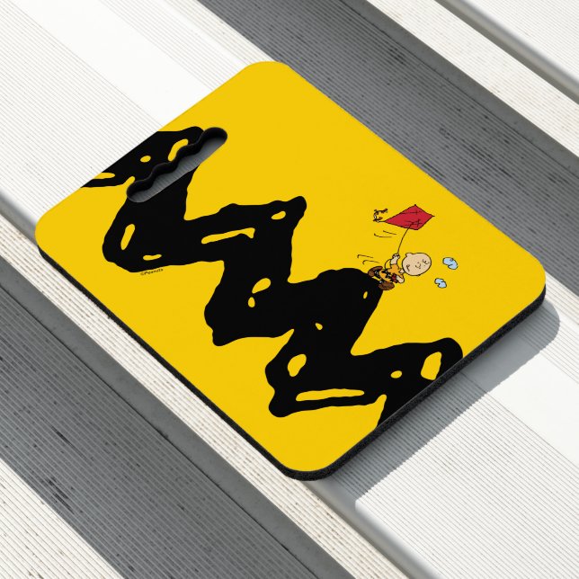 Peanuts | Charlie Brown Flying Kite Seat Cushion (In Situ)