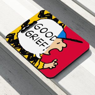 Peanuts Charlie Brown Good Grief Half & Half Seat Cushion