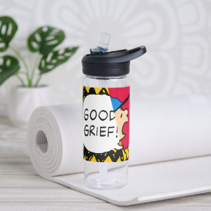 Peanuts   Charlie Brown Good Grief Half & Half Water Bottle