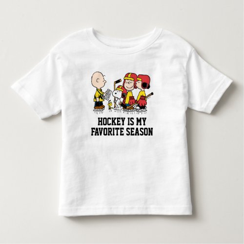 Peanuts  Charlie Brown Hockey Coach Toddler T_shirt