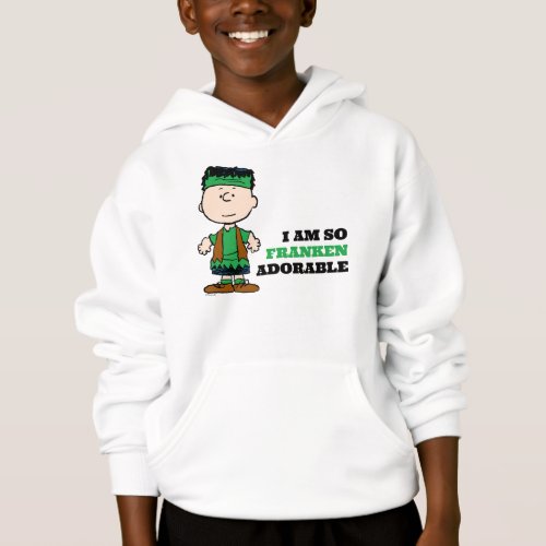 Peanuts  Charlie Brown I Am So Franken Cute Hoodie