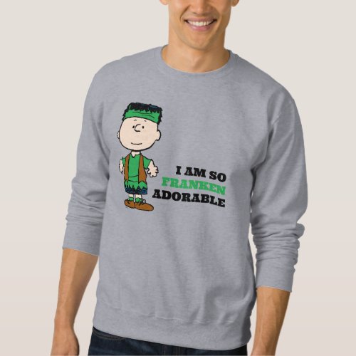 Peanuts  Charlie Brown I Am So Franken Cute Sweatshirt