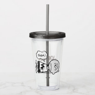 Peanuts Charlie Brown is Down Acrylic Tumbler