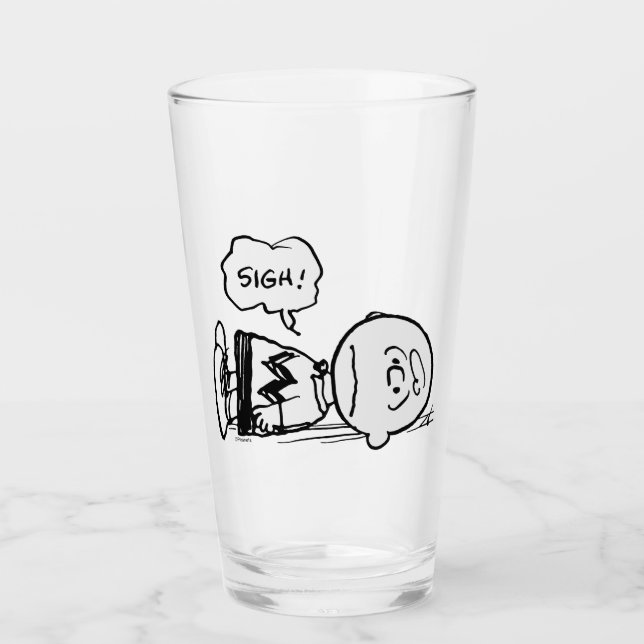 Peanuts | Charlie Brown is Down Glass (Front)