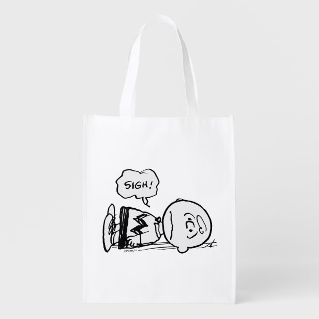 Peanuts | Charlie Brown is Down Grocery Bag (Front)
