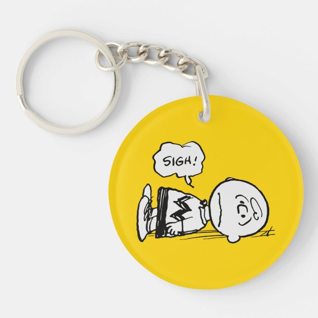 Peanuts | Charlie Brown is Down Keychain (Front)