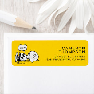 Peanuts   Charlie Brown is Down Label