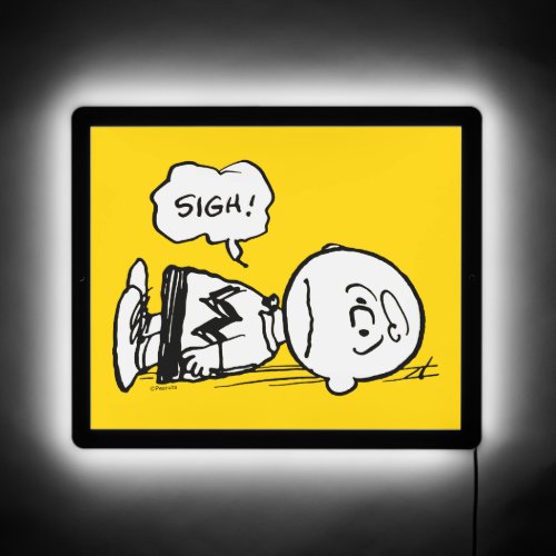 Peanuts  Charlie Brown is Down LED Sign