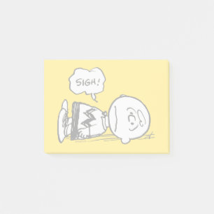 Peanuts Charlie Brown is Down Post-it Notes