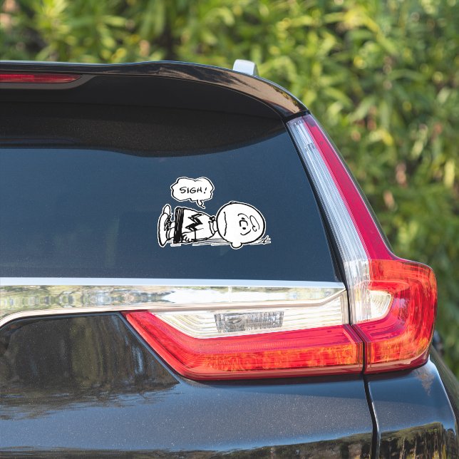 Peanuts | Charlie Brown is Down Sticker (Car Side)