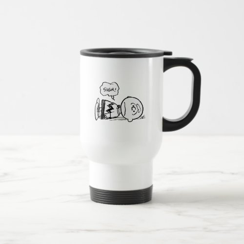 Peanuts  Charlie Brown is Down Travel Mug