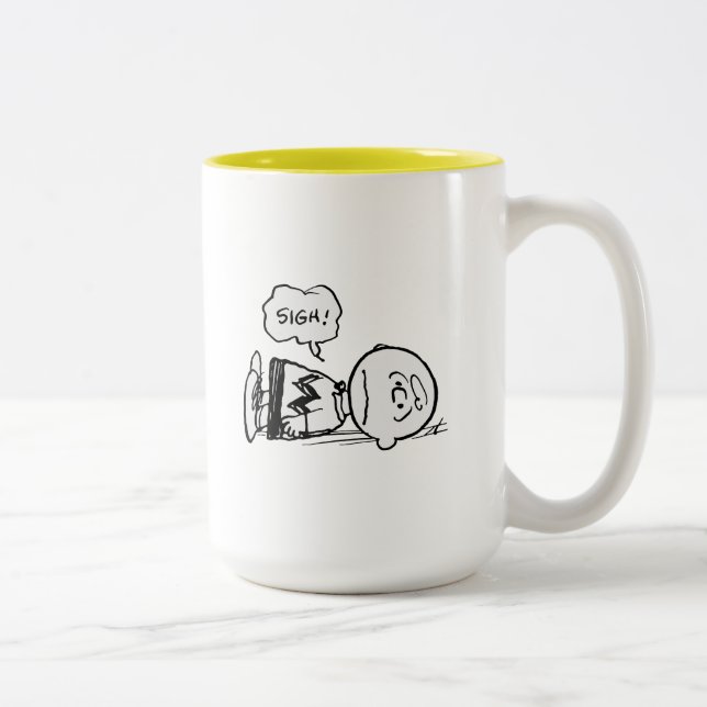 Peanuts | Charlie Brown is Down Two-Tone Coffee Mug (Right)