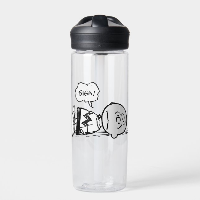 Peanuts | Charlie Brown is Down Water Bottle (Front)