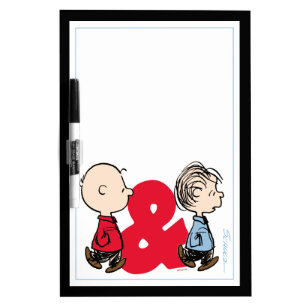 Peanuts   Charlie Brown & Linus Dry Erase Board