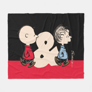 Peanuts Charlie Brown & Linus Fleece Blanket
