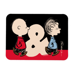 Peanuts Charlie Brown & Linus Magnet