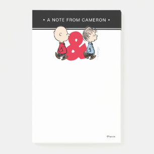 Peanuts Charlie Brown & Linus Post-it Notes