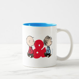 Peanuts Charlie Brown & Linus Two-Tone Coffee Mug