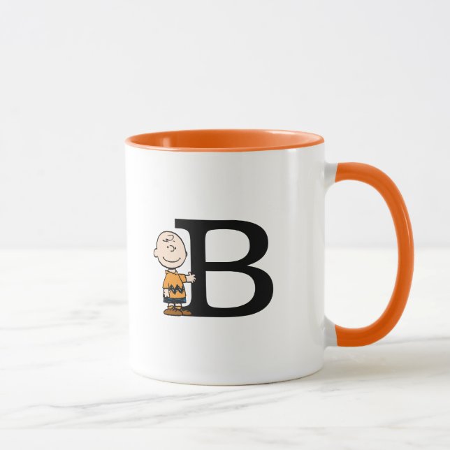 Peanuts | Charlie Brown Monogram B Mug (Right)