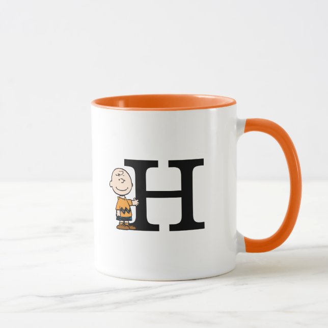 Peanuts | Charlie Brown Monogram H Mug (Right)