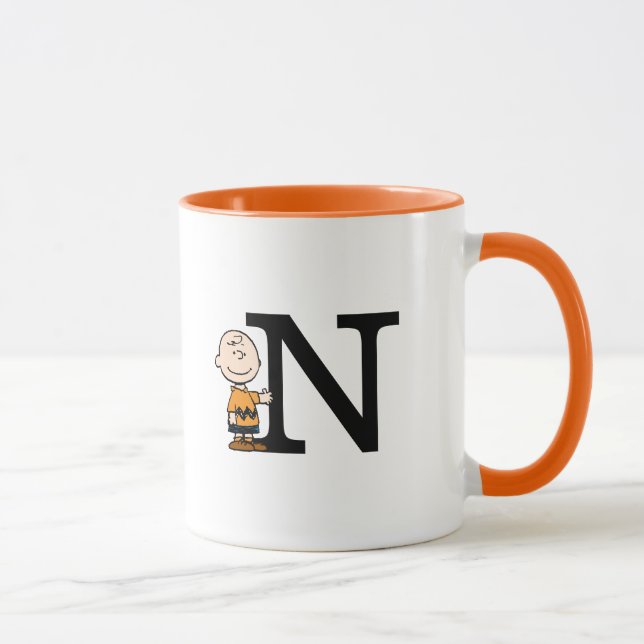 Peanuts | Charlie Brown Monogram N Mug (Right)
