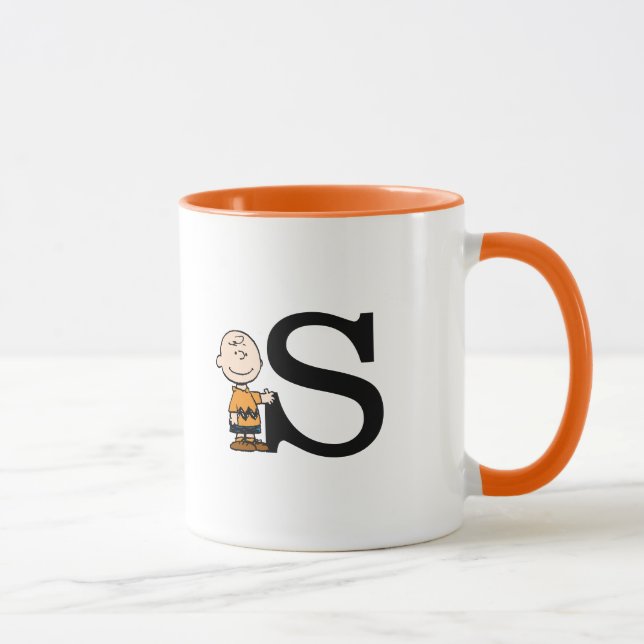 Peanuts | Charlie Brown Monogram S Mug (Right)