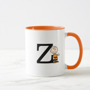 Peanuts Charlie Brown Monogram Z Mug