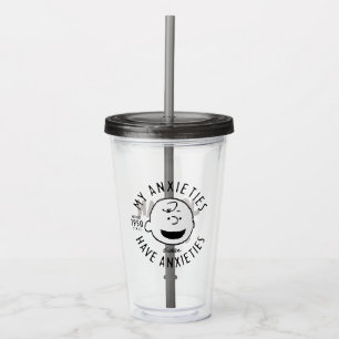 Peanuts   Charlie Brown Nervous Since 1950 Acrylic Tumbler