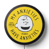 Peanuts | Charlie Brown Nervous Since 1950 LED Sign (Lights Off)