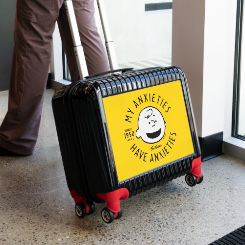 Peanuts  Charlie Brown Nervous Since 1950 Luggage
