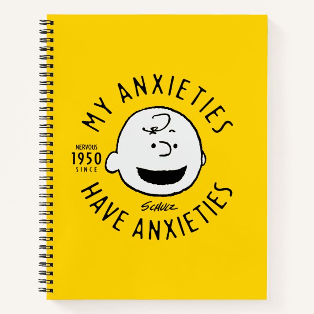 Peanuts | Charlie Brown Nervous Since 1950 Notebook (Front)
