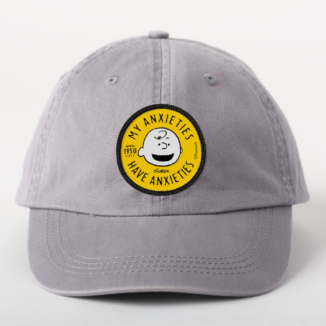 Peanuts | Charlie Brown Nervous Since 1950 Patch (On Headwear)