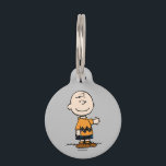Peanuts | Charlie Brown Pet ID Tag<br><div class="desc">Charlie Brown is the lovable loser in the zig-zag t-shirt. Check out this cute Peanuts design featuring Charlie Brown and his loveable smile.</div>