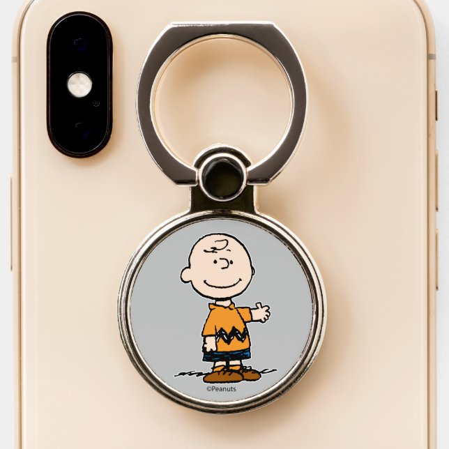 Peanuts | Charlie Brown Phone Ring Stand (Close Up)